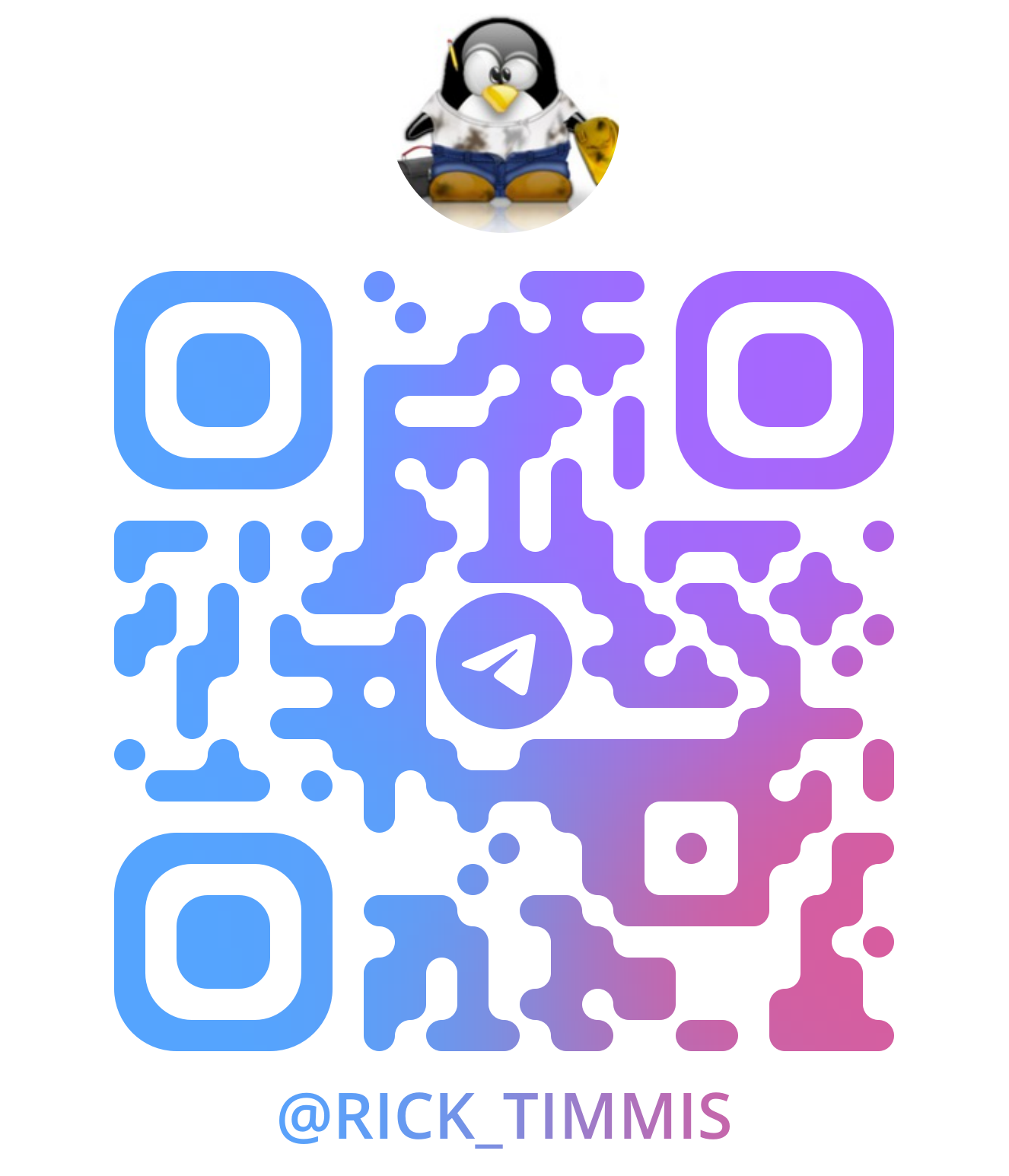 Telegram Contact QR Code